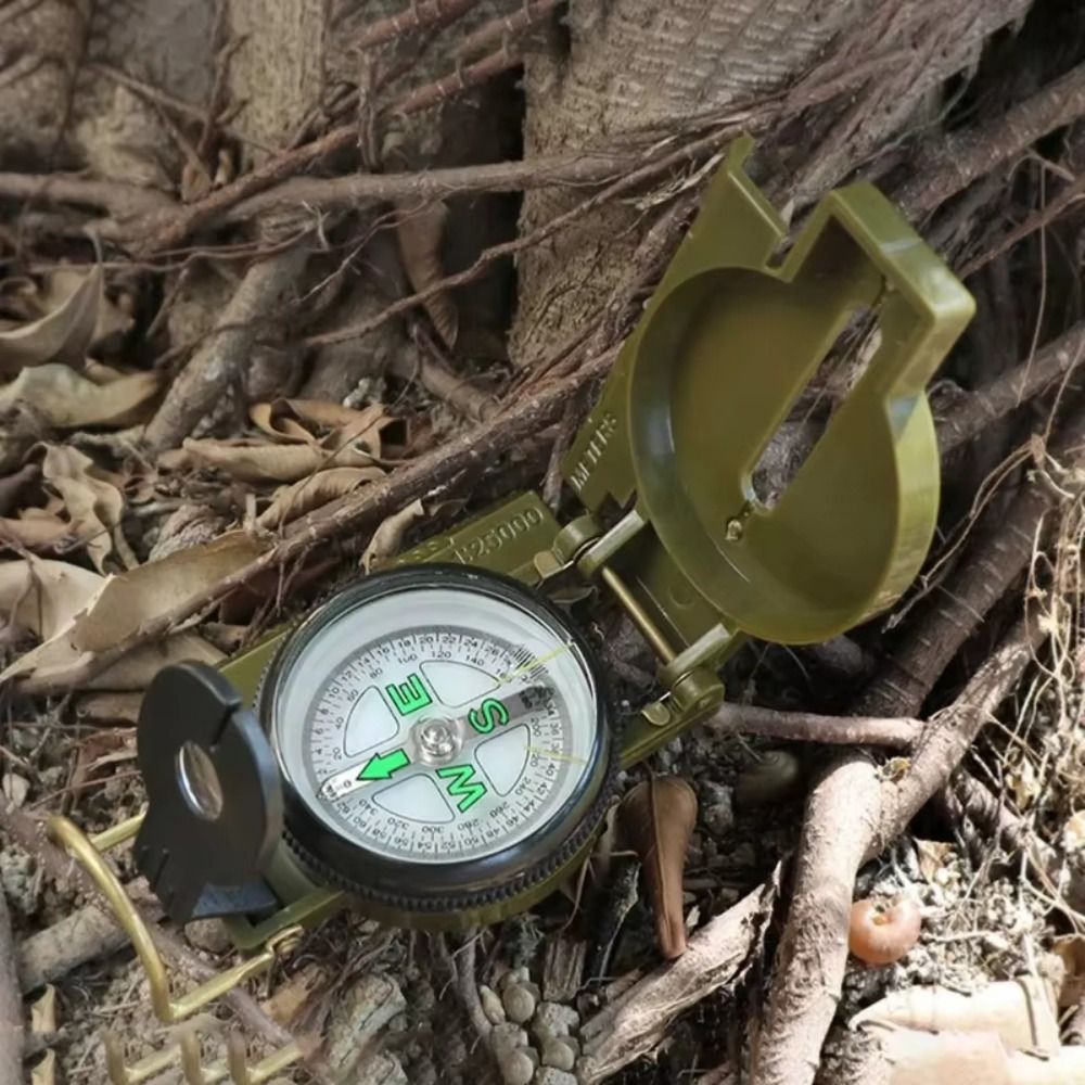 Compass Lensatic - Waterproof Professional Compass Aluminum Alloy Folding